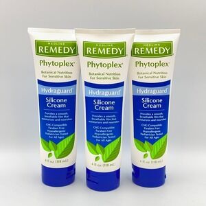 Medline Remedy Phytoplex Hydraguard Silicon Cream Sensitive Skin 4oz - 3 Pack